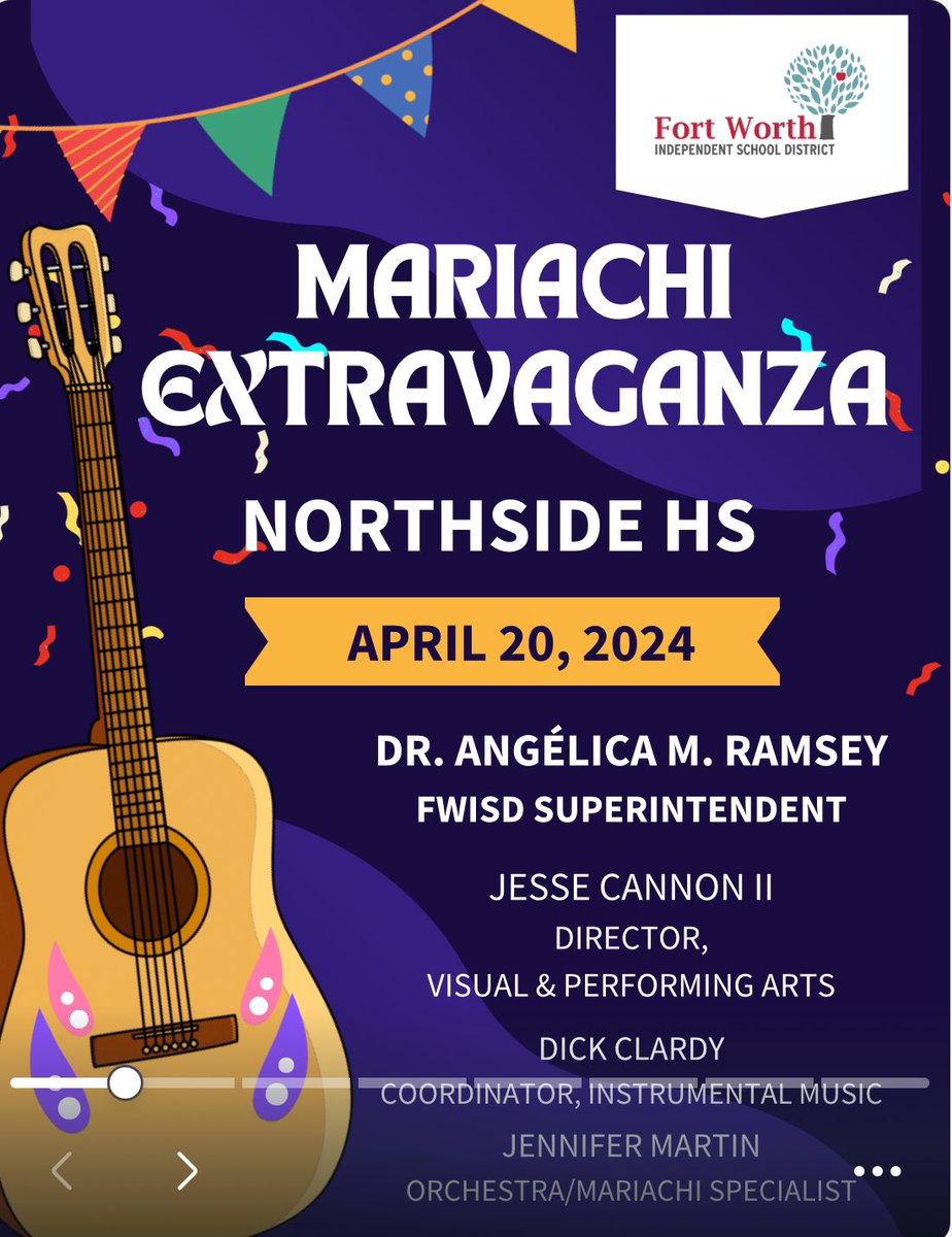 What better way to spend your rainy Saturday than listening to our @fortworthisd mariachi programs share their talent with us. fwisd.org/mariachiextrav… #OneFortWorth