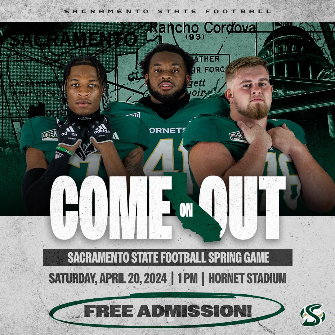 TODAY 🗣️ Join us TODAY (4/20) for the annual Spring Game! 🆓 Admission 🆓 Schedule Posters ⏰ 1PM 📍 Hornet Stadium #StingersUp | #GreenSwarm