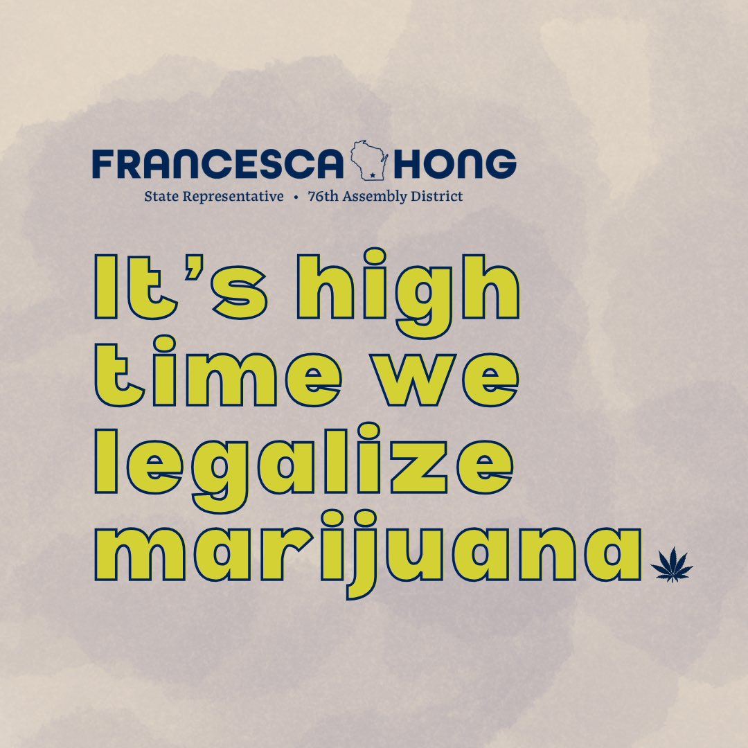 The benefits of weeding out our archaic laws & legalizing marijuana are undeniable: it generates tax revenue, creates jobs, addresses some of the racial disparities that exist in drug enforcement, & other things. This 4/20, let’s cut ties w/ failed marijuana policies Wisconsin.