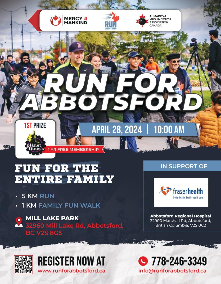 𝐑𝐔𝐍 𝐅𝐎𝐑 𝐀𝐁𝐁𝐎𝐓𝐒𝐅𝐎𝐑𝐃

In support of 𝐀𝐛𝐛𝐨𝐭𝐬𝐟𝐨𝐫𝐝 𝐑𝐞𝐠𝐢𝐨𝐧𝐚𝐥 𝐇𝐨𝐬𝐩𝐢𝐭𝐚𝐥

🗓️ 𝐀𝐩𝐫𝐢𝐥 𝟐𝟖, 𝟐𝟎𝟐𝟒
🕡 10AM
📍 𝟑𝟐𝟗𝟔𝟎 𝐌𝐢𝐥𝐥 𝐋𝐚𝐤𝐞 𝐑𝐝, Abbotsford, BC

Register now: raceroster.com/events/2024/85…

#RunForAbbotsford #Abbotsford #Mercy4Mankind