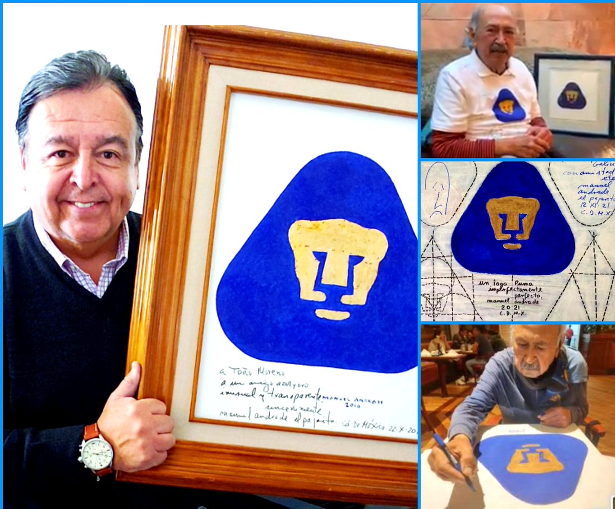 HOY 20 DE ABRIL SE CUMPLEN 50 AÑOS DEL LOGO @PumasMX DISEÑADO POR MANUEL 'PAJARITO' ANDRADE