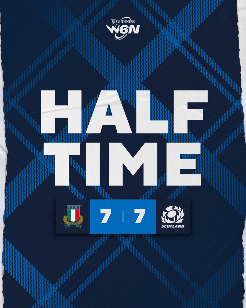 Level at the half.

#AsOne | #ITAvSCO