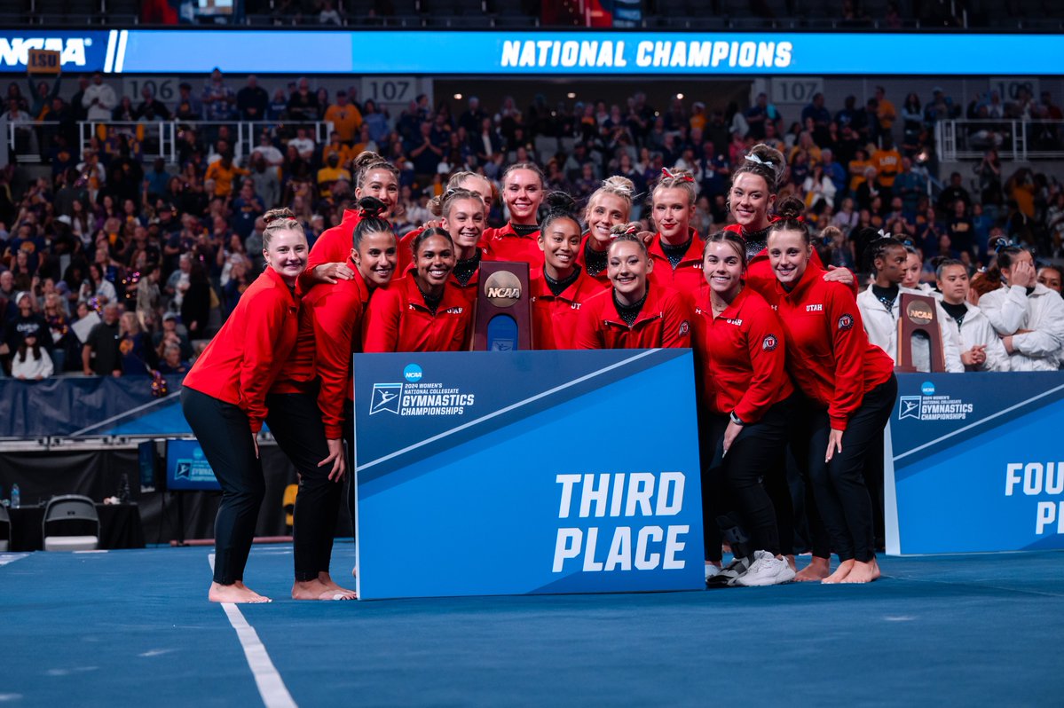 Fought to the end. The Red Rocks finished 3rd at NCAAs, but we're still so proud of everything this team accomplished this season. Thank U, Red Rock Nation ❤️ #RedRocks | #GoUtes