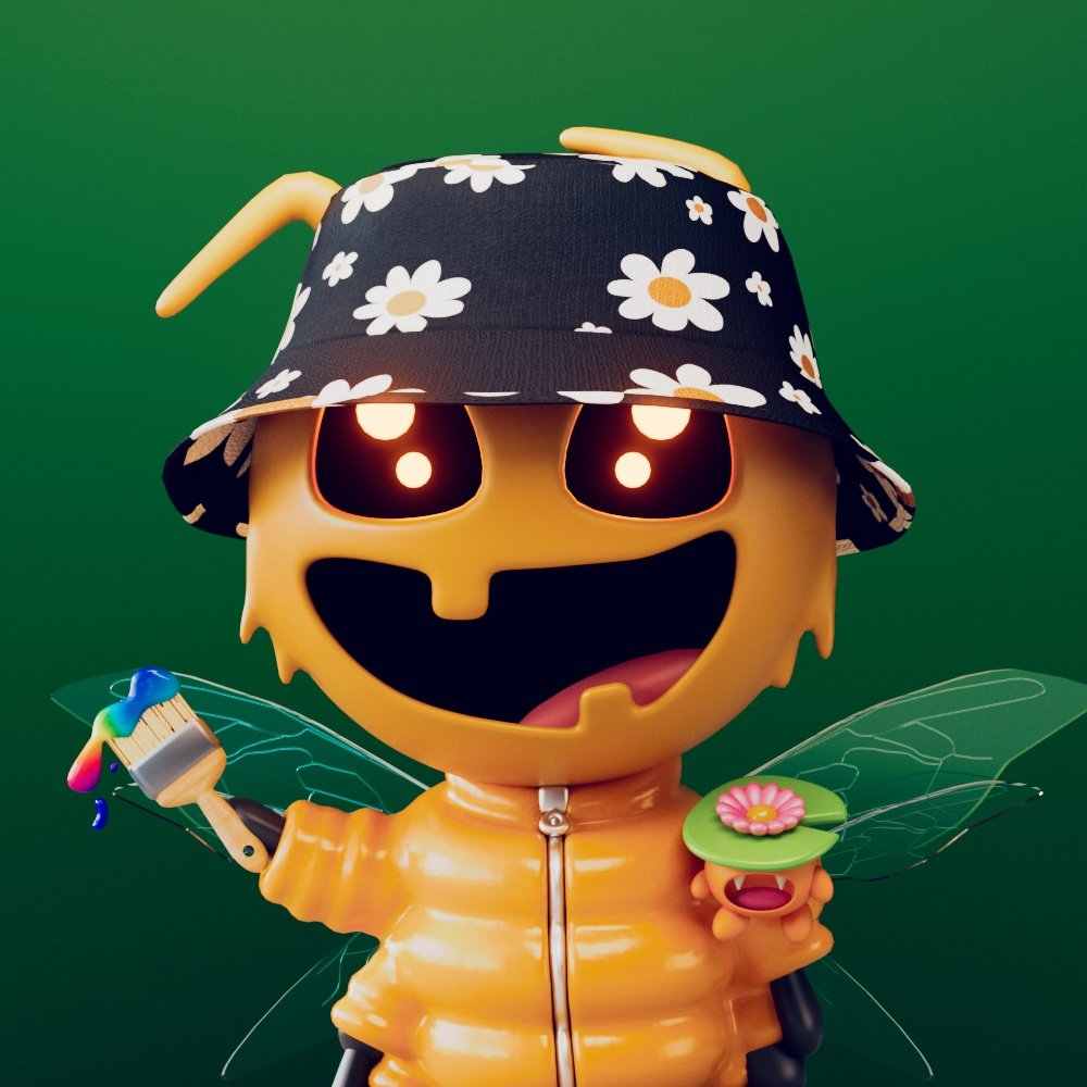 Just picked up this dopeee <a href="/TheGardensNFT/">The Gardens</a> bee manee. Been meaning to get 1 but this <a href="/RebudOfficial/">Rebud</a> space just pushed my hand!