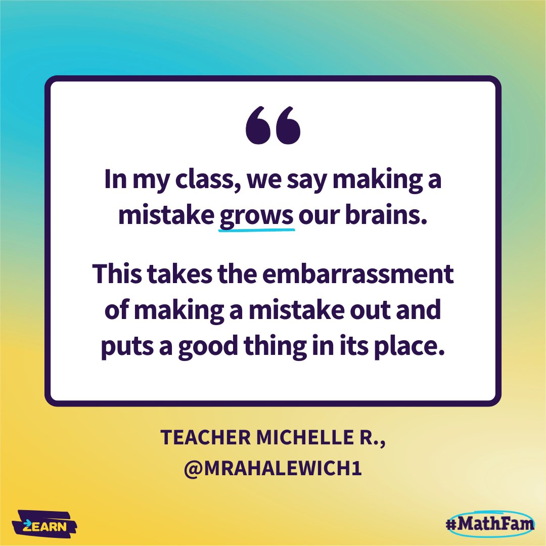 How do you remind your Ss that it’s okay to make mistakes?

💛We love this class motto from @Mrahalewich1.