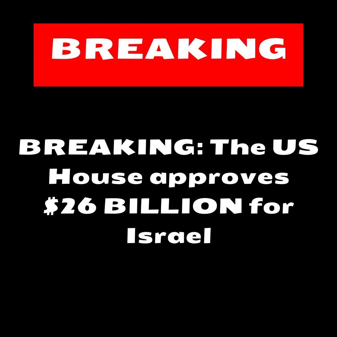 🚨BREAKING🚨

The U.S. House of Representatives passed all 3 of the Military Aid Bills to Ukraine, Israel, and Taiwan today by a Vote of 316-94, with the Bills in Total being Worth roughly $95 Billion.

Israel stands in the International Court of Justice accused of genocide; it