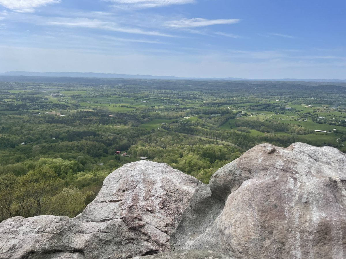 Hello to my MAGA Conservatives from the top of Knox County, TN. What a hike!! 🥵🥵🥵