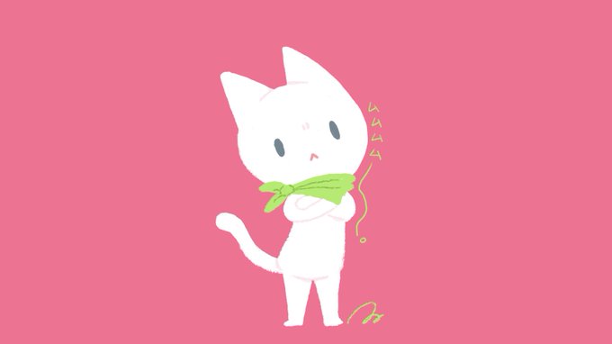 「signature white cat」 illustration images(Latest)