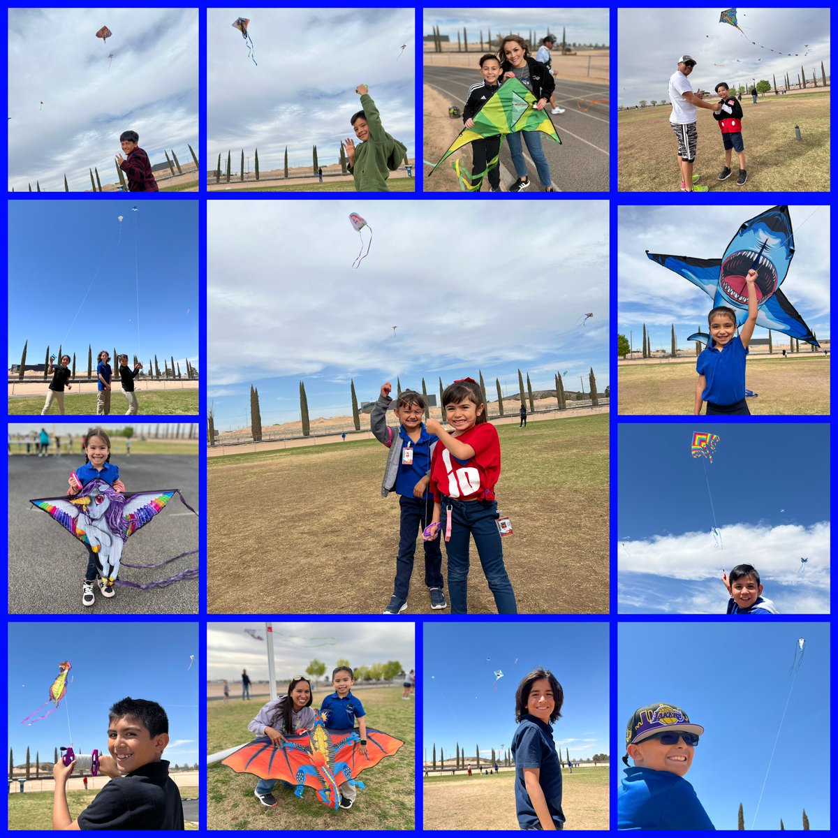 It was perfect weather for kite day! 🪁 Thank you to everyone in our Dragon community for participating in this event! Go Dragons! 🐉💙🤍