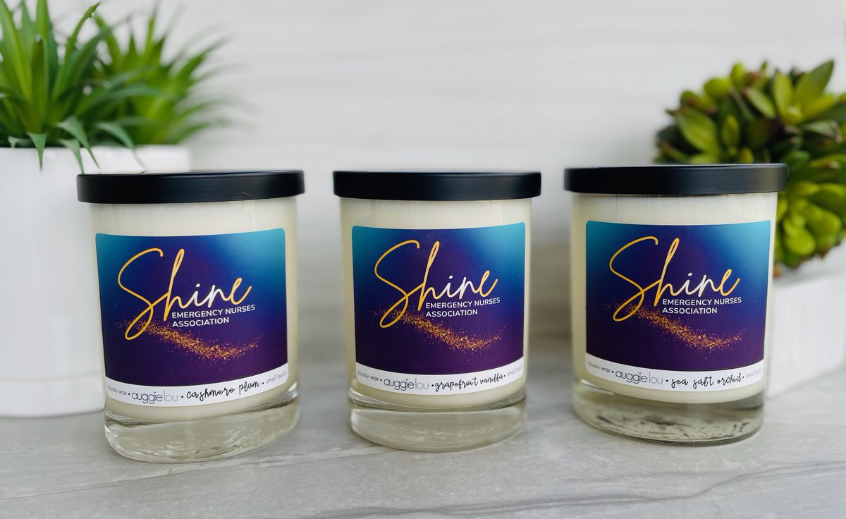 Light the way for emergency nurses with a lovely ENA Shine candle and match set! 25% of sales benefit the ENA Foundation. Choose from a variety of scents: bit.ly/49Lc9zQ