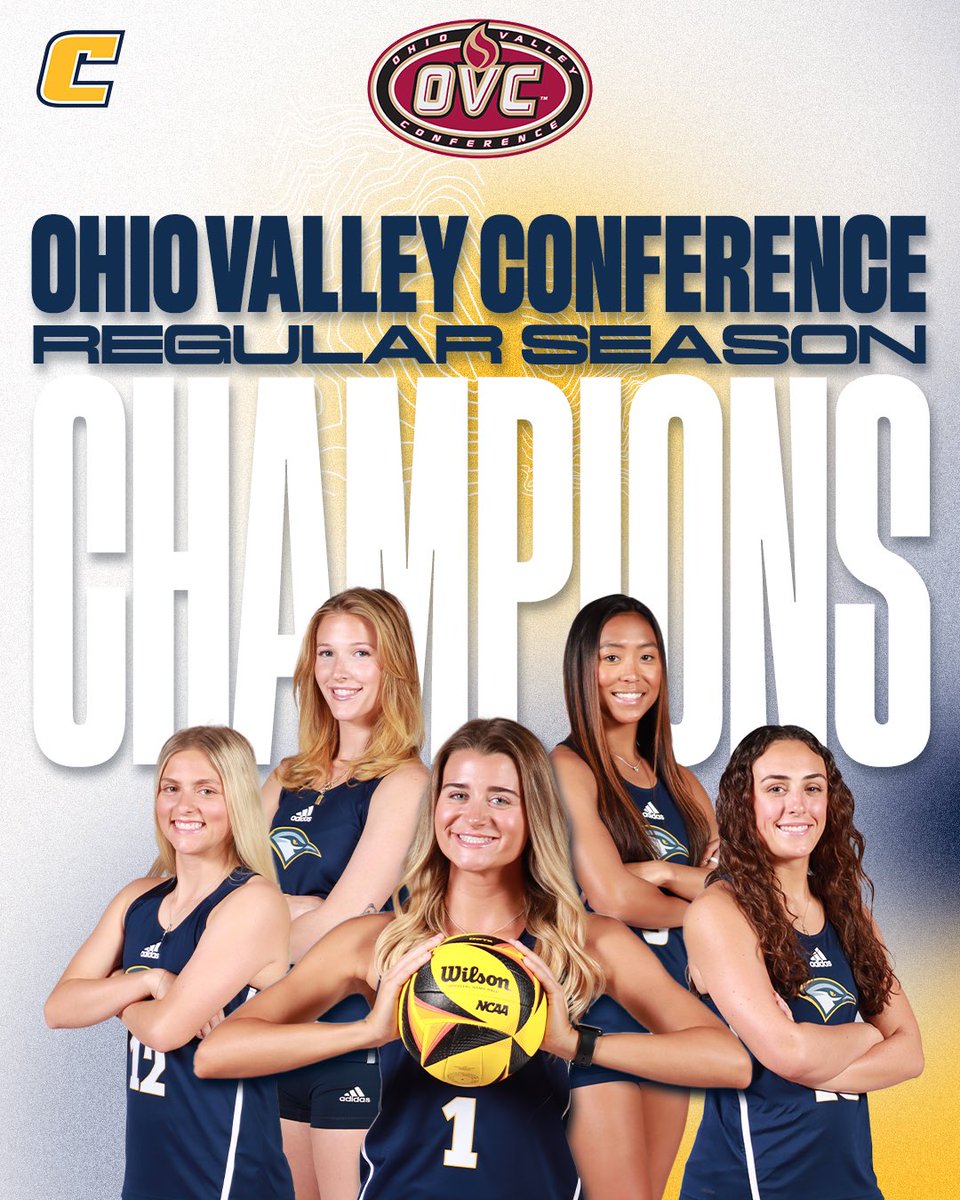 For the first time in program history, your Chattanooga beach volleyball team are Ohio Valley Conference regular season champs!!! #TripleC x #BeTheFirst