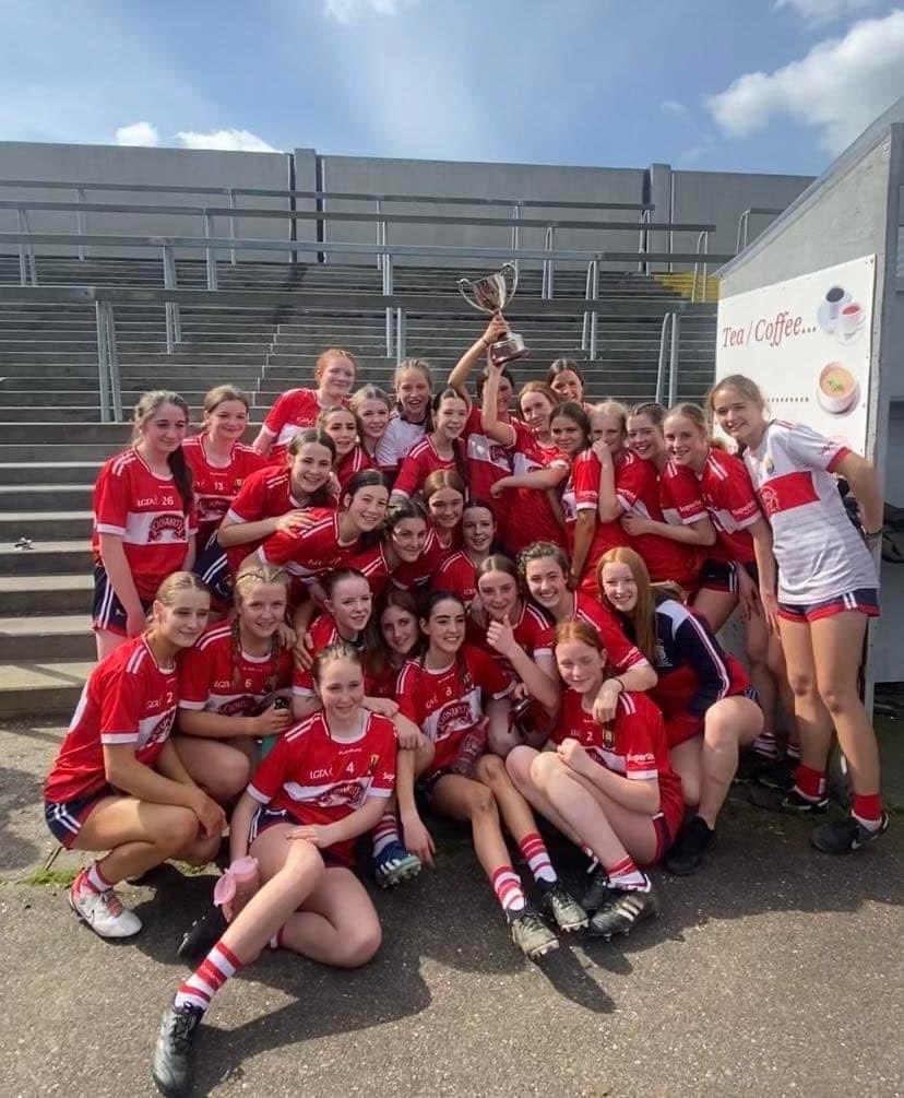 CorkLGFA's tweet photo. Well done to our U14A team who won the Munster Gold U14 championship final today against Tipperary U14A in perfect playing conditions.Thank you to Munster Council for organising the finals. https://t.co/lmlAPB4hz4
