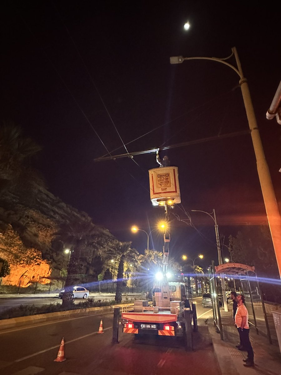 Trambüs Hattı Bakım Çalışmaları