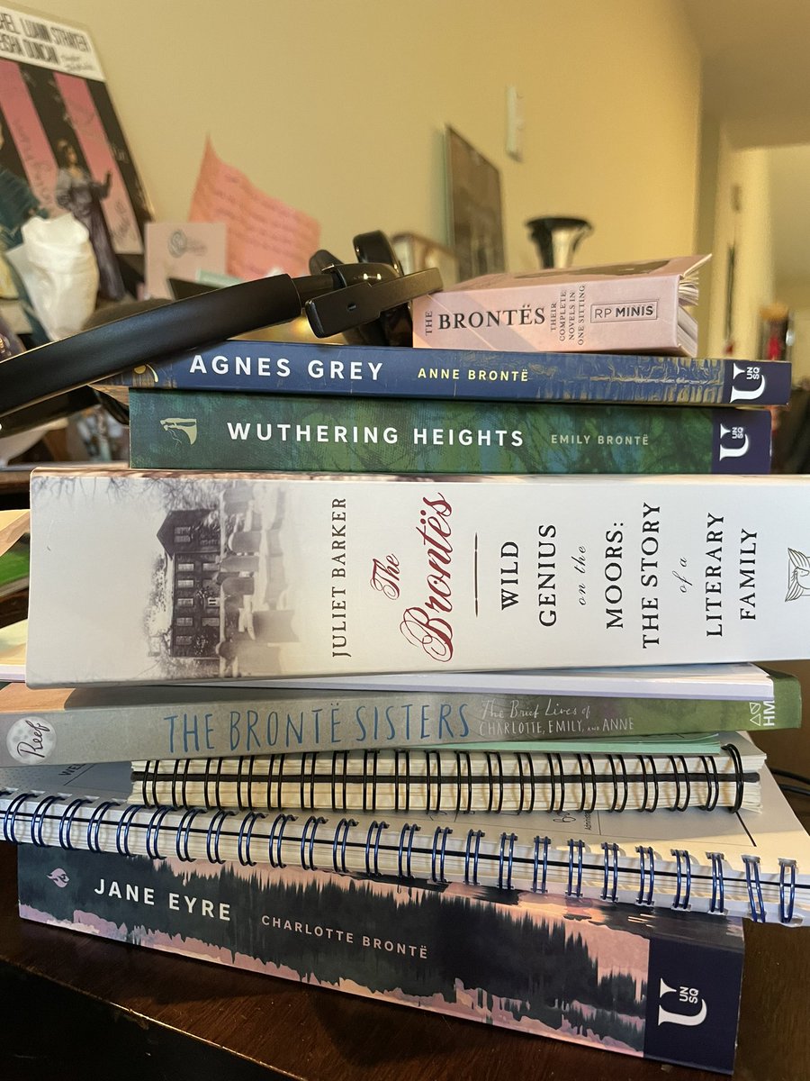 Are the subjects of my most recent playwriting project obvious? Revising for my table reading on Wednesday! #playwright #playwriting #playwrights #playwrightsofinstagram #brontë #sistersbrontë #charlottebrontë #emilybrontë #annebrontë #amwriting #amrevising #5amwritersclub