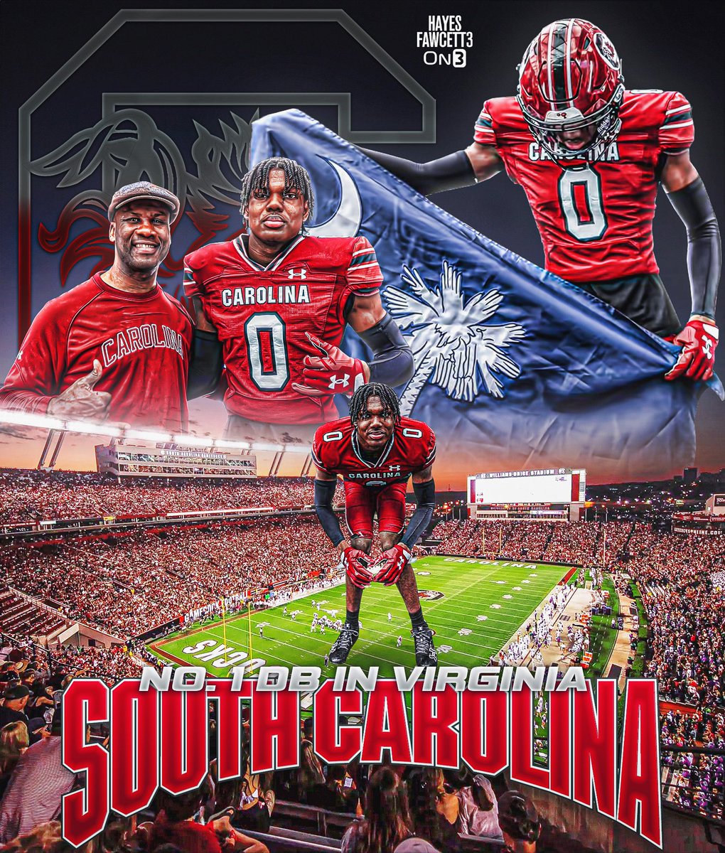 Hayes Fawcett (@hayesfawcett3) on Twitter photo BREAKING: Four-Star CB Shamari Earls has Committed to South Carolina, he tells me for <a href="/on3recruits/">Follow @Rivals</a>
The 6’2 200 CB from Chester, VA chose the Gamecocks over Tennessee, Alabama, & Georgia
“Mom I did it, sorry for the wait Gamecock nation I’m home!”
on3.com/db/shamari-ear… BREAKING: Four-Star CB Shamari Earls has Committed to South Carolina, he tells me for <a href="/on3recruits/">Follow @Rivals</a>
The 6’2 200 CB from Chester, VA chose the Gamecocks over Tennessee, Alabama, & Georgia
“Mom I did it, sorry for the wait Gamecock nation I’m home!”
on3.com/db/shamari-ear…