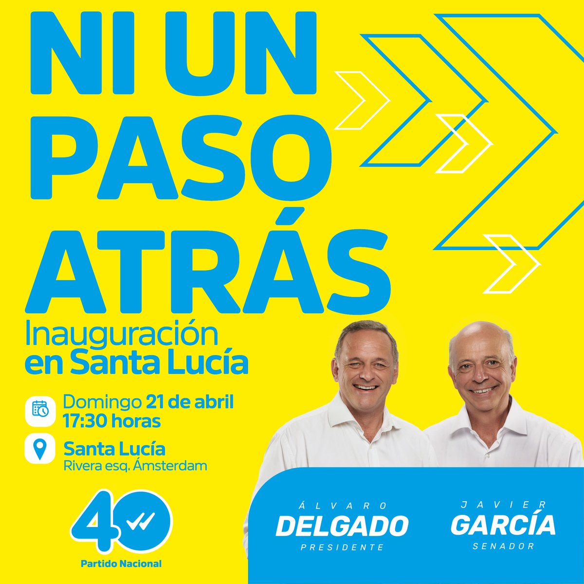 Mañana domingo inauguramos nueva #Casa40 en Santa Lucía, Canelones #NiUnPasoAtras