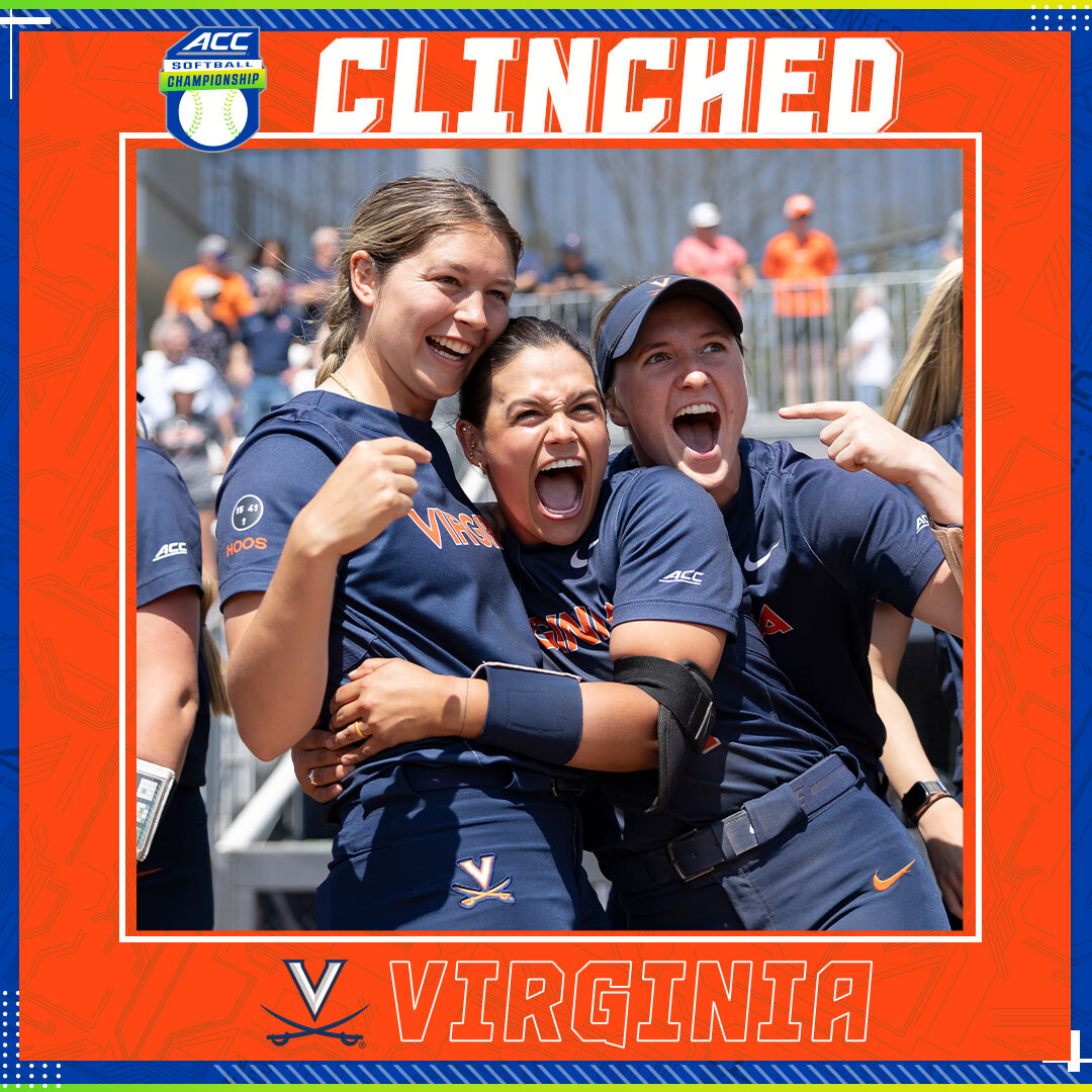 🗣️ 𝙒𝘼𝙃𝙊𝙊𝙒𝘼 @UVASoftball has officially secured a spot in the 2024 ACC Softball Championship! 🎟️ theacc.com/tickets 🏆 theacc.co/24SBchamp