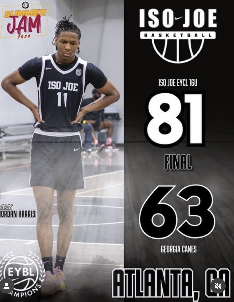 6’7 2026 <a href="/JordanHarris11_/">thejordanharris</a>  with a 20 ball in Georgia with <a href="/TEAMISOBBALL/">TEAM ISO JOE</a> ❤️🖤‼️