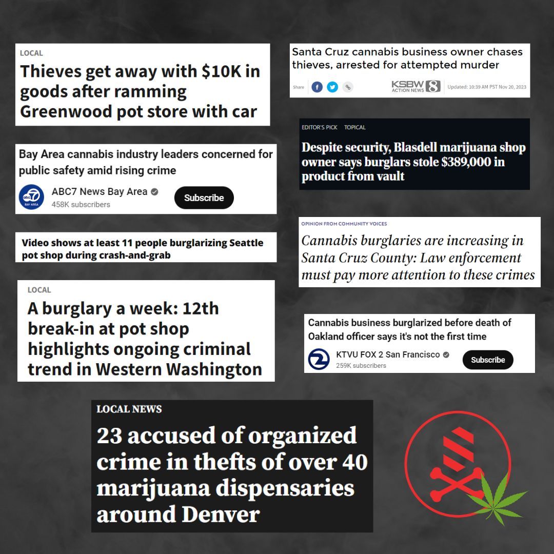 Cannabis store owners: You don't have to make tomorrow's headlines. Take a stand with FlashBang. Until then, have a safe and prosperous 4/20. Learn more at deepsentinel.com/flashbang. #Cannabiz #CannabisIndustry #Security #Crime #FlashBang