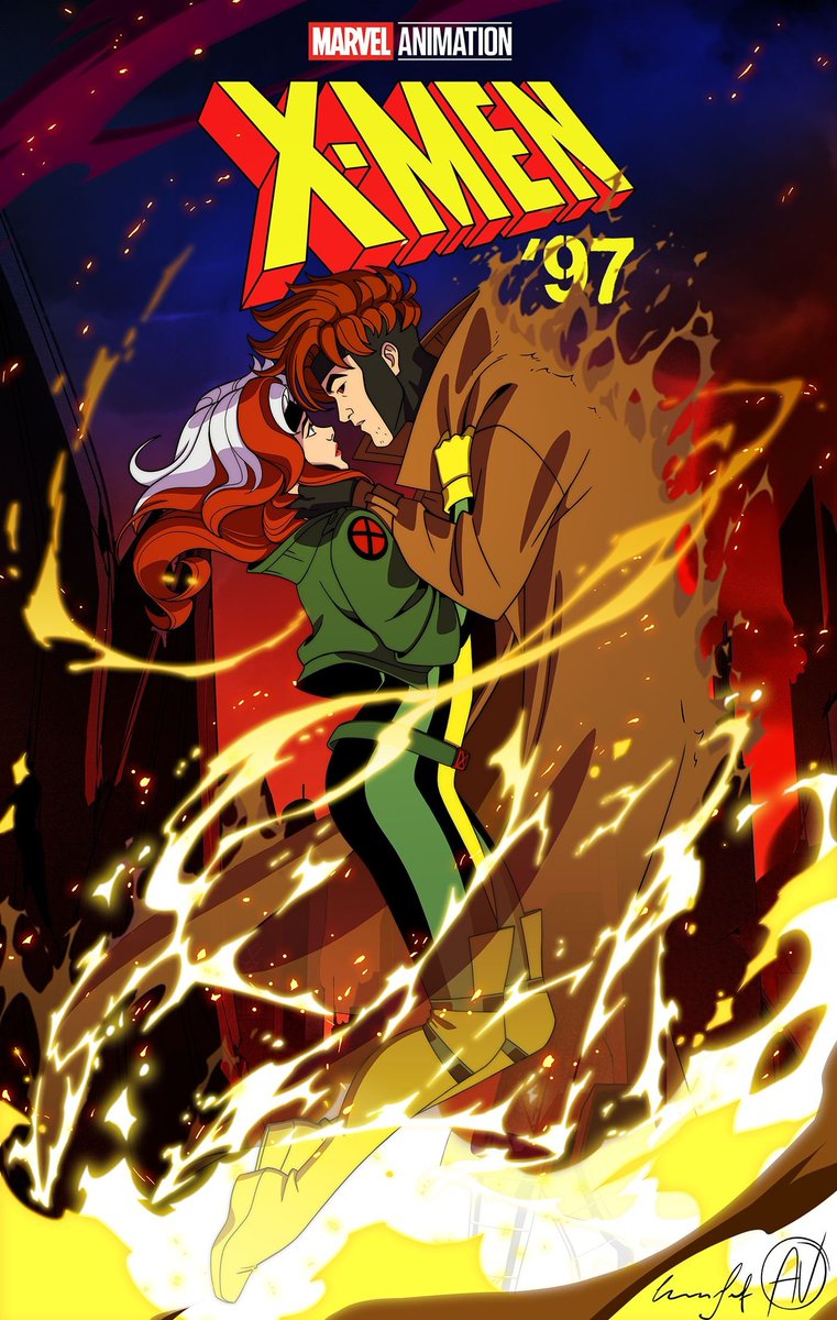 ‘X-MEN ʼ97’ #2 Variant featuring Rogue &amp; Gambit