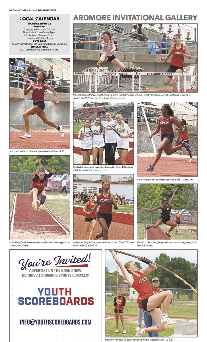 Some photos from the Ardmore Invitational on Friday.
#OKpreps #HStrackandfield
