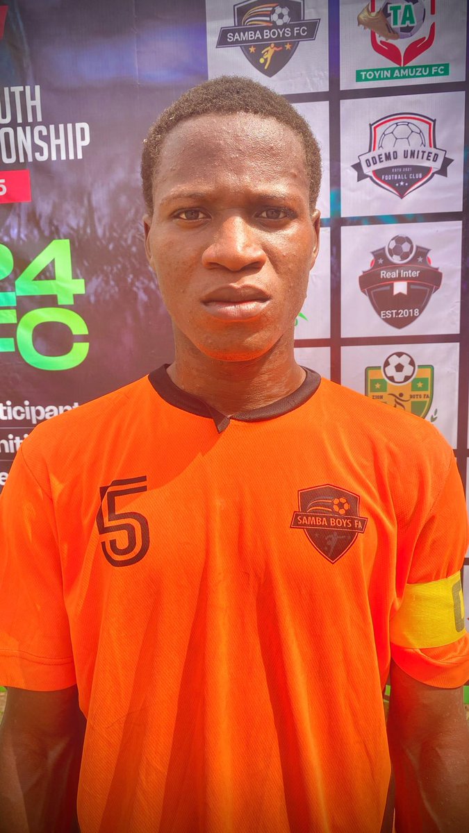 EYFCCup's tweet image. THE OUTSTANDING 4️⃣ FROM TODAYS MATCHES
GAME 5: Golden Stars  0-0 Patriots FC
MoM: Teslim Popoola (Patriots)

GAME 6: FMCA United 1-2 Favour FC
 MoM: Lawal Adeesan (Favour FC)

GAME 7: Zion Boys 1-2 Samba Boys
MoM: Sodiq Akanbi (Samba Boys)

1/2
      #2024EYFC || #EYFCWithMIAS