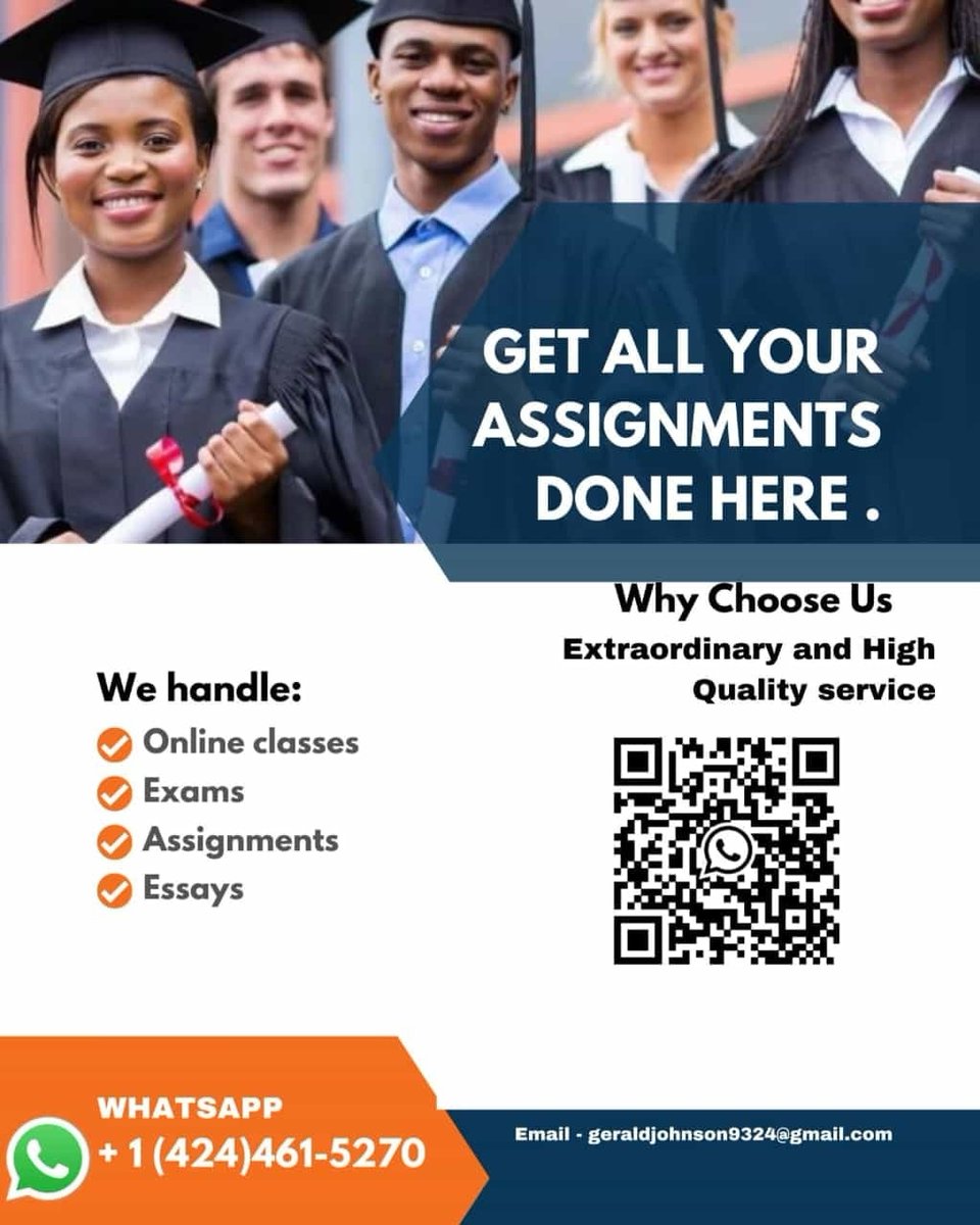 Hey #HBCUs PAY me to HELP in your DUE:

-Homework
-Assignment
-Online class
-Essay
-Exams
#Homeworkslave 

DM
WHATSAPP +1(424)461-5270
wa.me/message/SZVHDP

#HBCU #HBCU26 #HBCU25 #HBCU24 #HBCUGrad #HBCULA #HBCUSports #HBCUGameday #GRAMFAM #UCLA #PVAMU #NURSING #NCLEX #College.