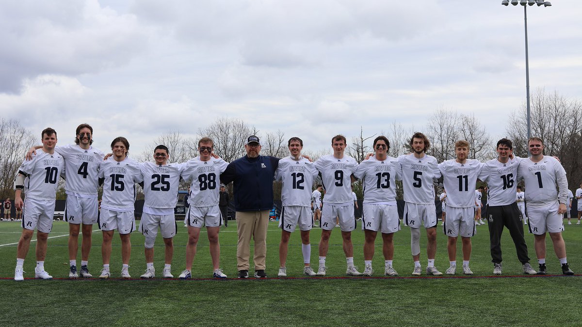 RECAP ➡️ Men’s Lacrosse Glides Past the Cadets, 17-4 on Senior Day

🔘 11 seniors, one graduate student, and three student managers were celebrated

📰 bit.ly/4d6Eymz | #RollRaiders | #d3lax