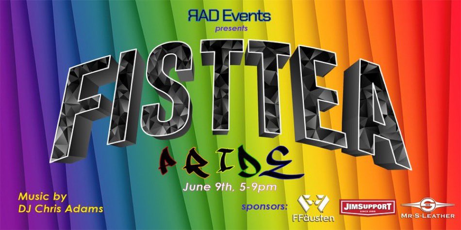 Just grabbed my ticket for DC pride FistTea. One of my favoriteFF events! 

eventbrite.com/e/fisttea-prid…