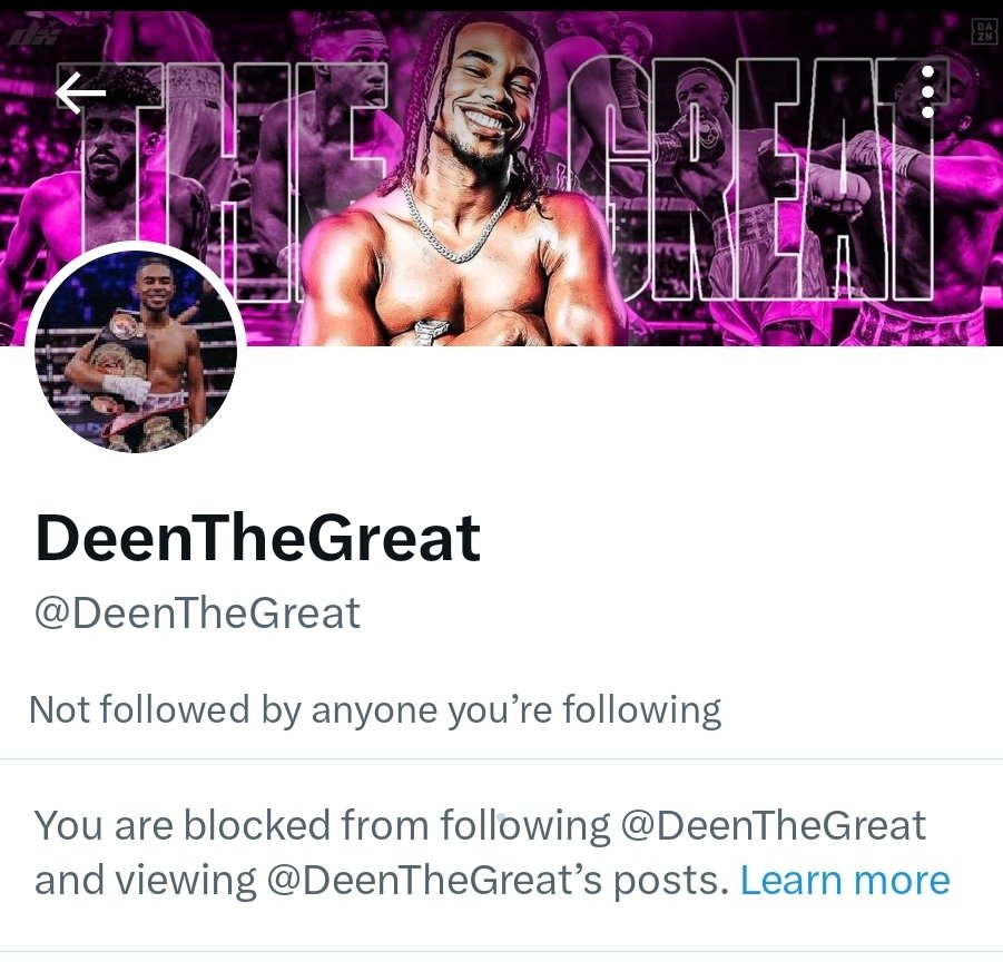 Can talk all that smack about everyone but can't take one comment calling him out for what he is. What a vertically challenged bitch made boy. 🤣🤣🤣  #deenthegreat #misfitsboxing