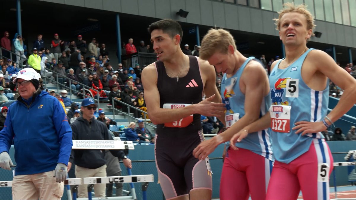 Glenn Kinley (@glenn_kinley) on Twitter photo Pretty epic shot of the past, present and future of KU distance running here, captured by <a href="/caroline_soro/">Caroline Soro</a>.
♦️World Champ Jayhawk alum Bryce Hoppel
🔷School 5K/ 10K record holder KU senior Chandler Gibbens
♦️Kansas HS 4A state 3,200 and 1,600 record holder: KU sophomore and Pretty epic shot of the past, present and future of KU distance running here, captured by <a href="/caroline_soro/">Caroline Soro</a>.
♦️World Champ Jayhawk alum Bryce Hoppel
🔷School 5K/ 10K record holder KU senior Chandler Gibbens
♦️Kansas HS 4A state 3,200 and 1,600 record holder: KU sophomore and