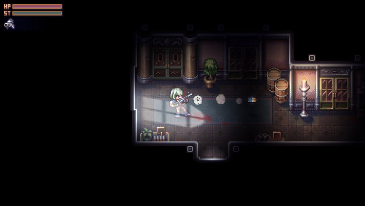 Claurospa's tweet photo. 🩸 As in the best #ResidentEvil games, completing EVIL TONIGHT on Hardcore difficulty will give you the devastating Infinite Grenade Launcher! 😎💥.
@DYAGames
#EvilTonight
#SurvivalHorror #HorrorGame #Horror #PixelArt https://t.co/9VEFEO4fmF