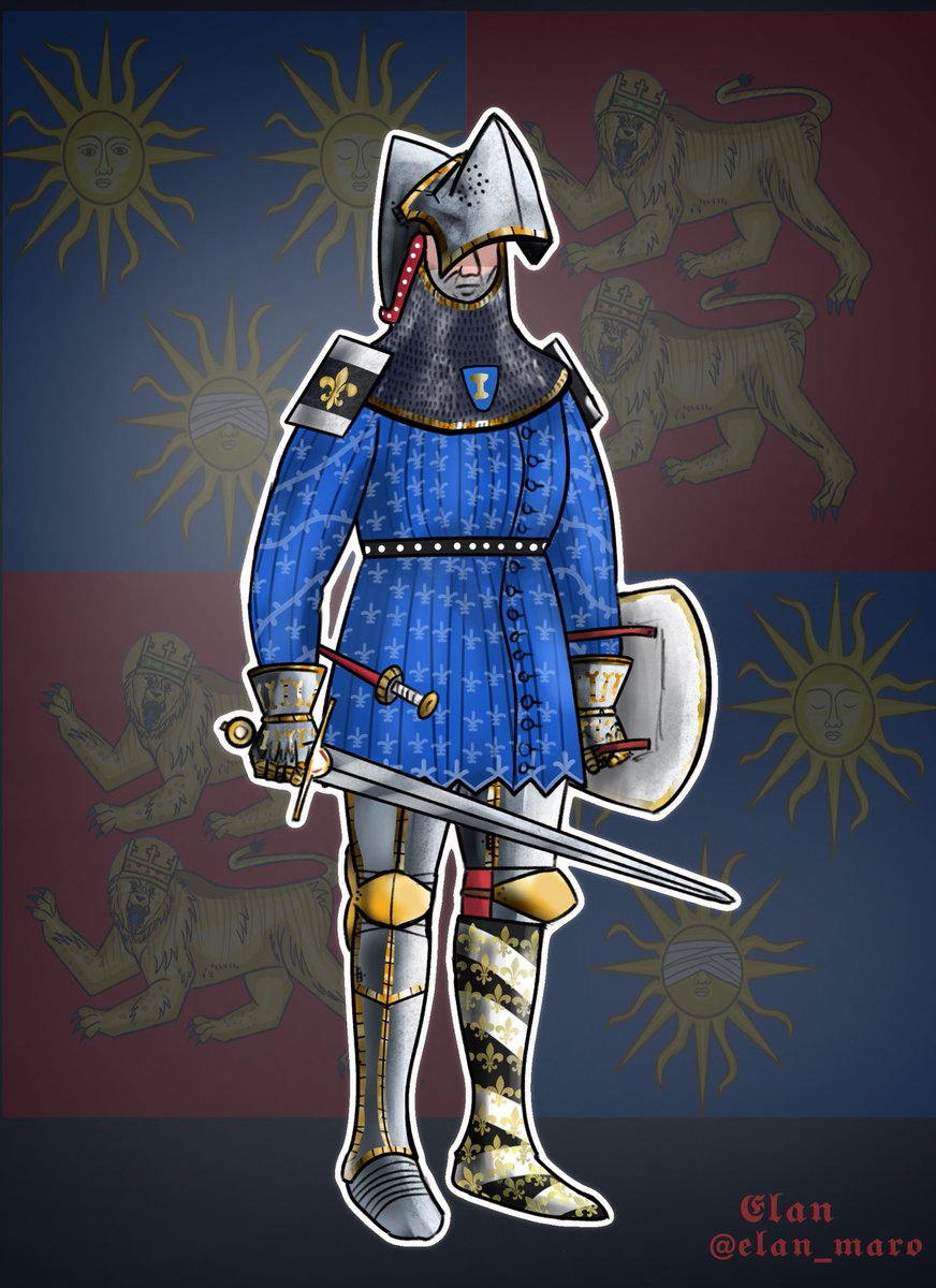 Sir Adélard Goldheart, a knight who fought during the separation war, and a compatriot of the knightly order of fleur d’or.

A great example of how a Fralonnian knight should look like.