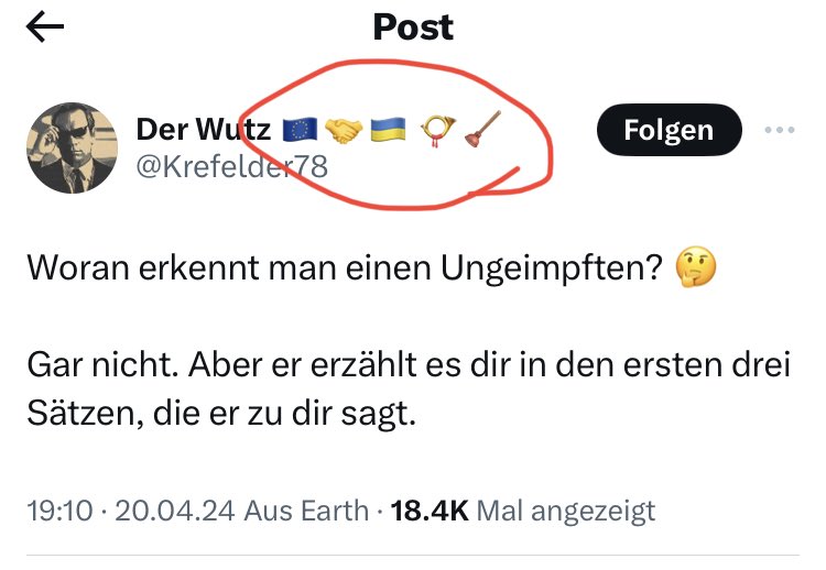 Woran erkennt man einen Idioten? 🤔