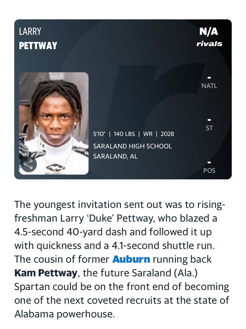 Blessed✝️ <a href="/RivalsCamp/">Rivals Camp Series</a> <a href="/ScoutFball/">Larry Rudolph</a> <a href="/JohnGarcia_Jr/">John Garcia, Jr.</a>  <a href="/Rivals/">Rivals</a> <a href="/tjkelly17/">Jeff Kelly</a> <a href="/GregBrown_3/">Greg Brown</a>