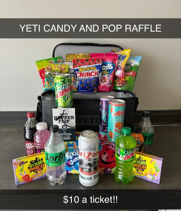 wlwsoftball's tweet photo. Have a sweet tooth, want a sweet Yeti? Support WLW Softball for just $10 a ticket. The girls appreciate your support helping them with their field facilities &amp; equipment. Drawing May 3rd. Good luck! Go Warriors! 💙🥎🩶🥎 F.E.P.W.E. #wlwsoftball #warriorssoftball #wlwathletics https://t.co/qN543G96AM