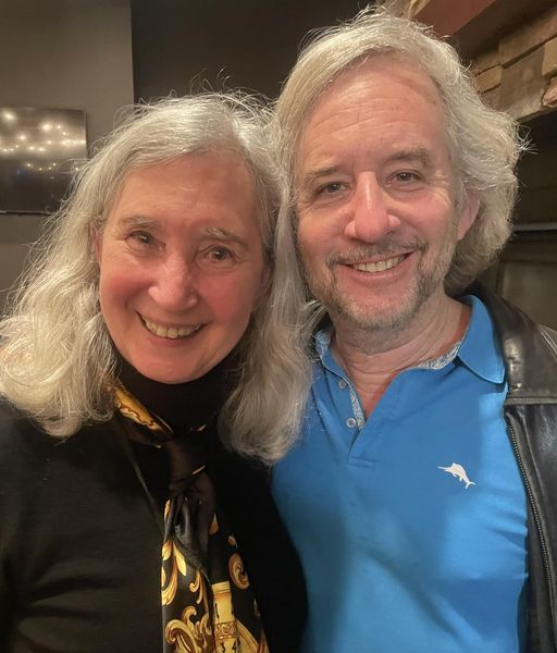 Nell Minow @moviemom and Scott Alexander @Scottcantype, both past guests of the podcast, meetup at @ebertfest in Champaign, IL