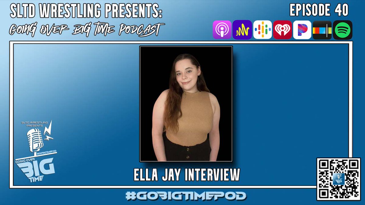 Episode 40 of the podcast is out now. @thekantastic and @MikeJC821 are joined by @itsellajay as they discuss a bunch of different topics about podcasting and wrestling a like with her. It was pleasure for us to have her on. linktr.ee/goingoverbigti…