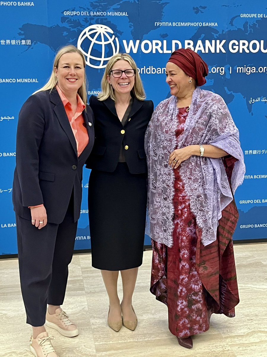 Jutta Urpilainen (@juttaurpilainen) on Twitter photo ๐ช๐บ-<a href="/WorldBank/">World Bank</a>-<a href="/UN/">United Nations</a> axis is crucial for development. Our roles are complementary and objectives aligned.
With my friends <a href="/bjerde_anna/">Anna Bjerde</a> and <a href="/AminaJMohammed/">Amina J Mohammed</a>, we have identified pilot countries where our institutions can enhance cooperation.
Stay tuned! ๐ ๐ช๐บ-<a href="/WorldBank/">World Bank</a>-<a href="/UN/">United Nations</a> axis is crucial for development. Our roles are complementary and objectives aligned.
With my friends <a href="/bjerde_anna/">Anna Bjerde</a> and <a href="/AminaJMohammed/">Amina J Mohammed</a>, we have identified pilot countries where our institutions can enhance cooperation.
Stay tuned! ๐