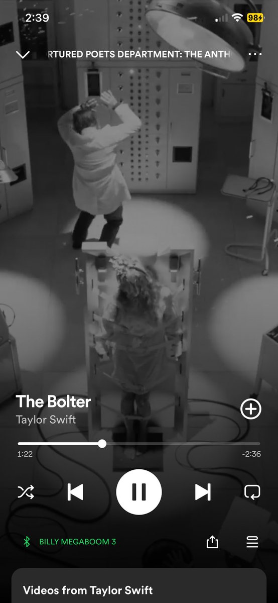stefblythe75's tweet photo. @taylornation13 @Spotify #thebolter #TSTTPD #spotify https://t.co/Kr2Eltke16