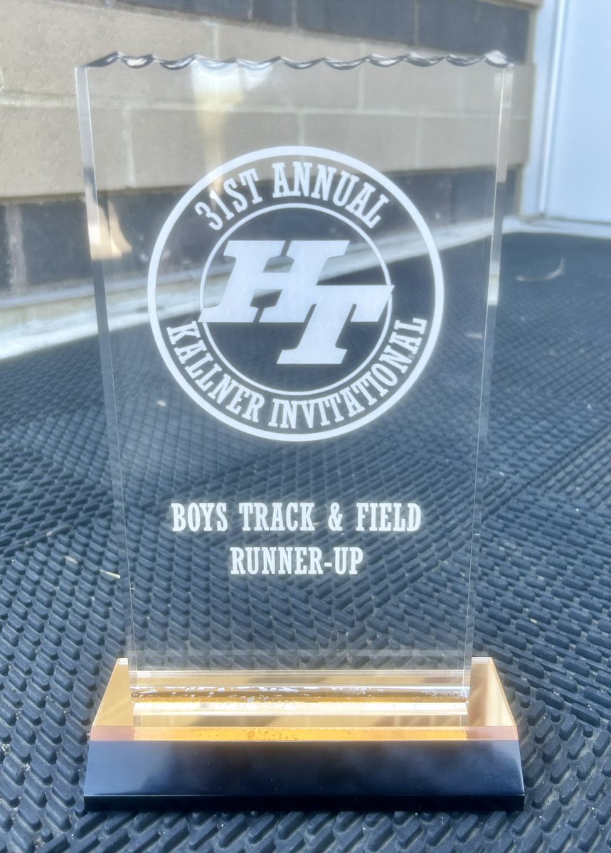 Boys GMTF squad are 2024 Hamilton Township Kallner Invitational Runners-Up! ✌🏼🥈