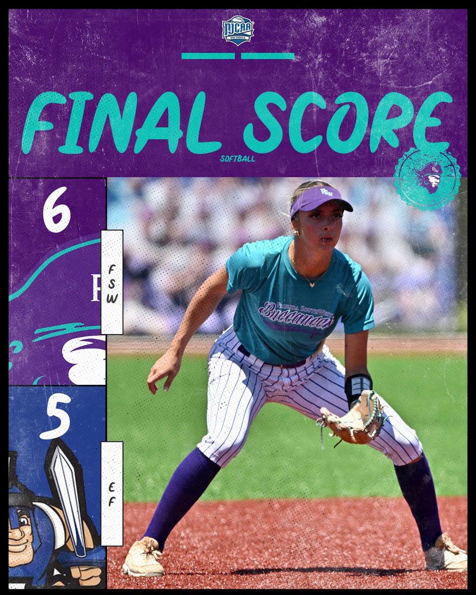 SB: BUCS WIN!! FSW escapes a wild finish to hang on and win game two 6-5 to sweep the doubleheader against Eastern Florida. Sydney McCray goes 2-3 with a double, a triple, and two RBIs in the win for FSW