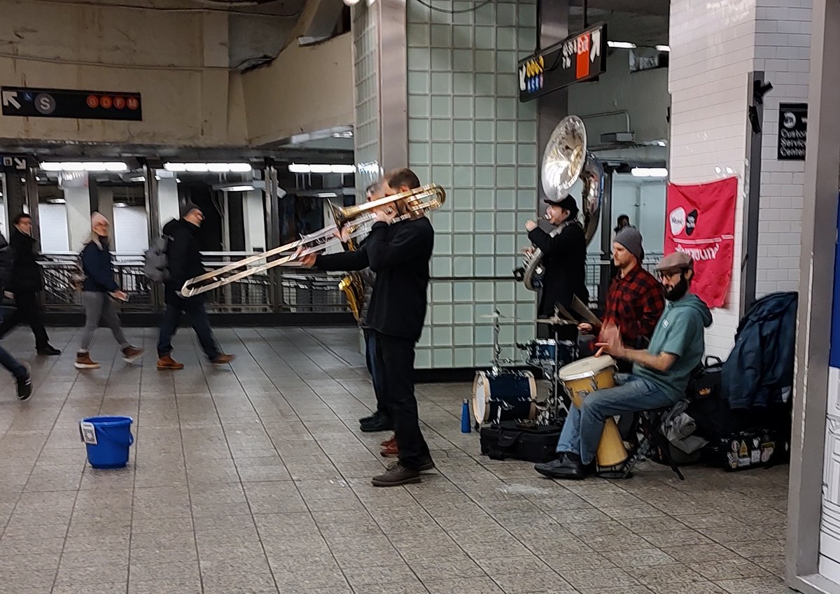 #NYC #SubwayMusic #MTA #TimesSquare January2024