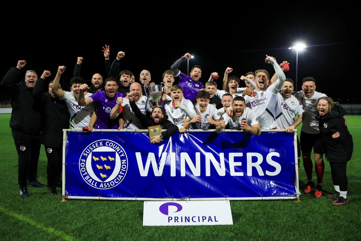 With a penalty shoot out win that went on forever Horsham YMCA lift the Sussex FA Principal RUR Cup with victory over Haywards Heath Action now online at simonroephotography.com