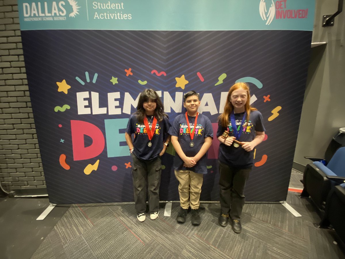 So proud of our gold and silver medalists in the debate tournament! @PLSamHouston