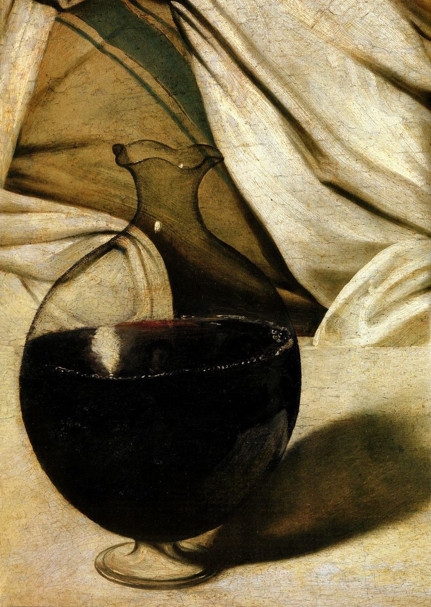 Michelangelo Merisi da Caravaggio, detail from Bacchus (1596-97)