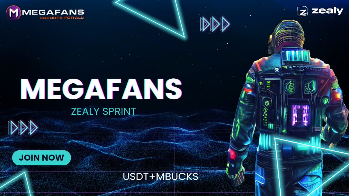 Hey Megafans 👾 Zealy campaign is here ⭐️ 💰 Support Megafans and Earn USDT+ MBUCKS. It's your time to shine and win big rewards for your dedication and commitment to the Megafans community. Join us now here👇 zealy.io/cw/megafans/qu… #Ambassador #Crypto #community