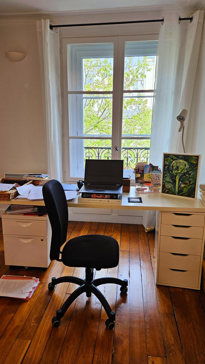 Tidied my office today. You can even see the floor, which is usually covered with papers.