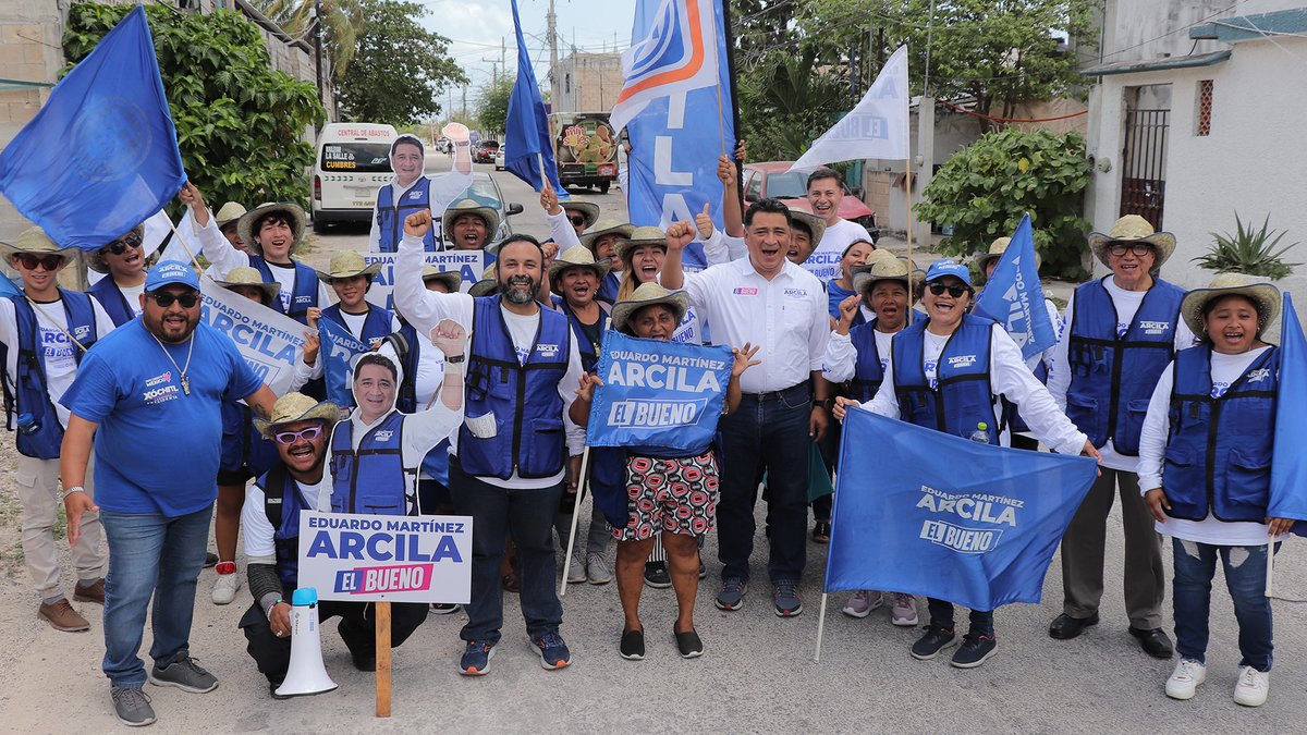 edumarci's tweet photo. ¡Los buenos somos más! Somos más los que queremos construir una nueva historia para Cancún, somos más los que queremos recuperar el paraíso perdido para los cancunenses #LaLuchaYaEmpezó #ArcilaElBueno https://t.co/vPQFlLdGUM