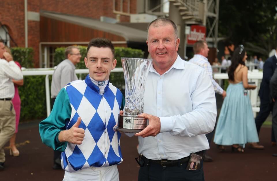 What a win by our super filly Exotique Miss (Lotto) in the Daybreak Lover at Eagle Farm. My first Listed win as an owner such a thrill. Thanks to everyone for all the kind messages. I appreciate it. #youbloodybeauty